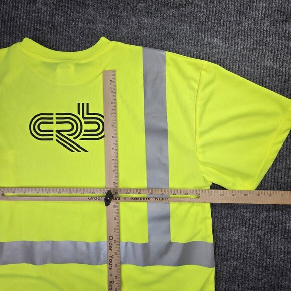 Radwear Radians Hi Res T Shirt Mens 2X Yellow Short Cooling Safety Workwear NEW - Picture 5 of 7